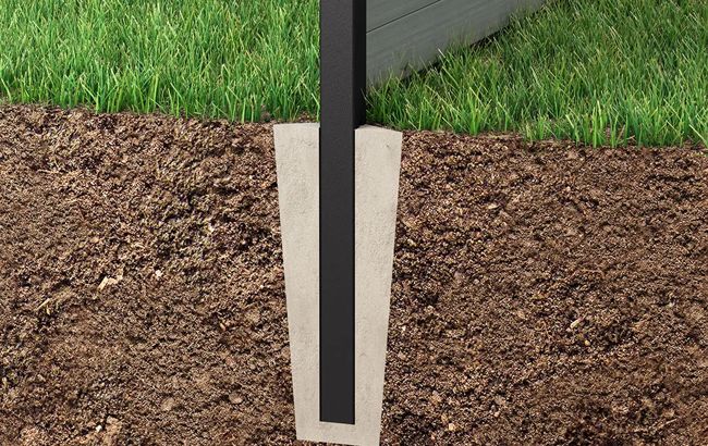 Fence Kit with 240cm Post  - Green