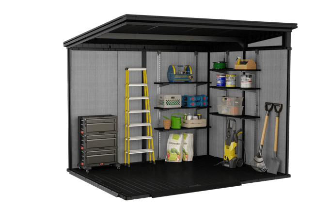 Artisan 2.0 Shed 9x7ft - Grey - 