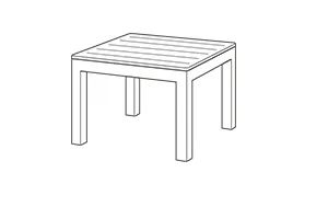 Emma 2 Seater Balcony Set - Grey