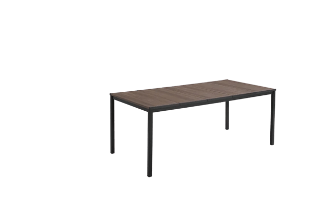 Mesa comedor de exterior Signature Porto 200x75x95 cm - Marrón