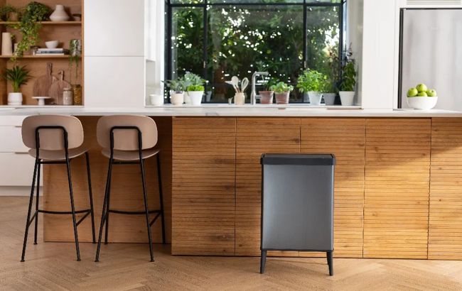 פח ורטו גבוה 54 ליטר - כחול פנינה