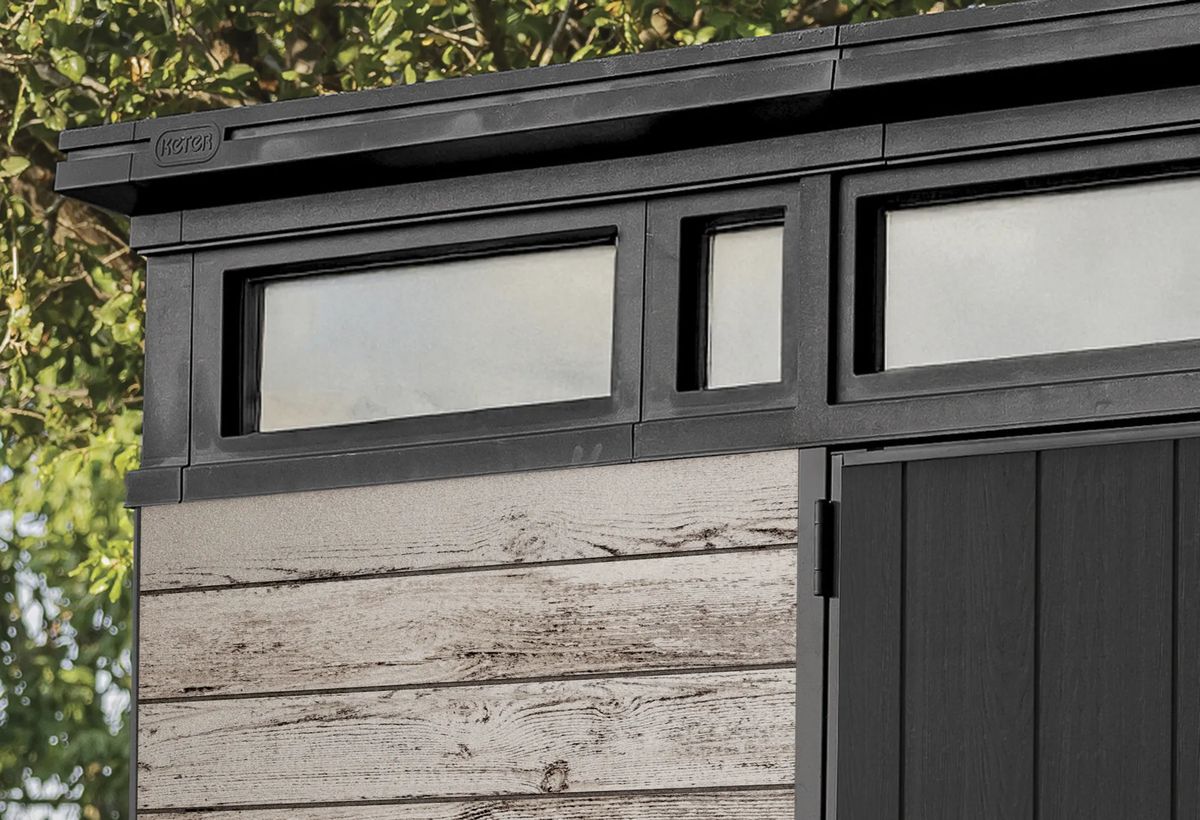 Signature Coastal Grey Large Storage Shed - 11x7 Shed - Keter US