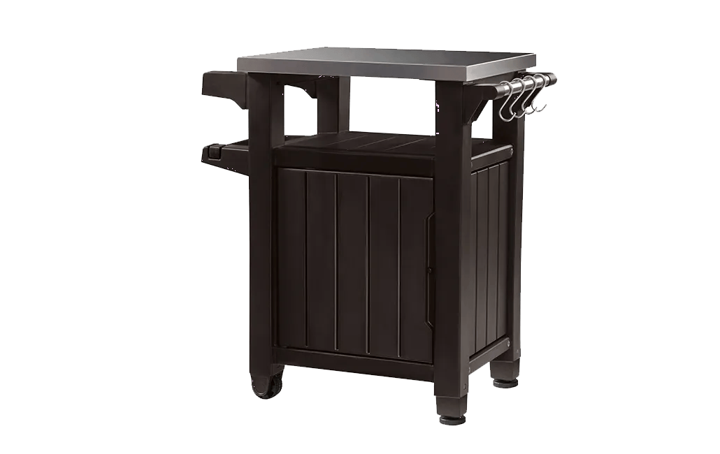 Unity BBQ & Storage Table with Stainless Steel Countertop - Keter Canada