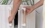 Armario bajo de exterior Groove - 98x45x80cm. - Beige