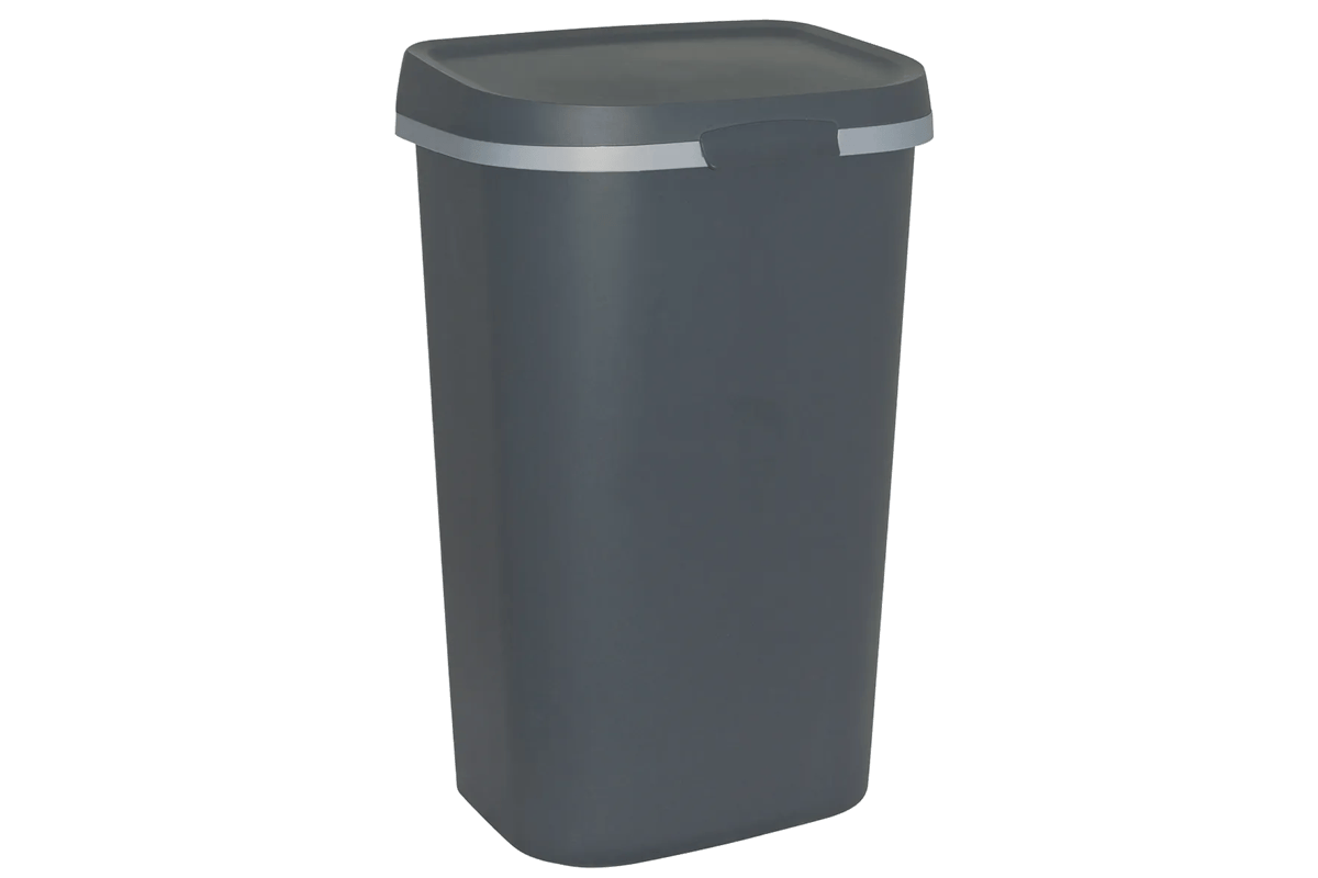 Mistral Flat Afvalbak 50L - Antraciet