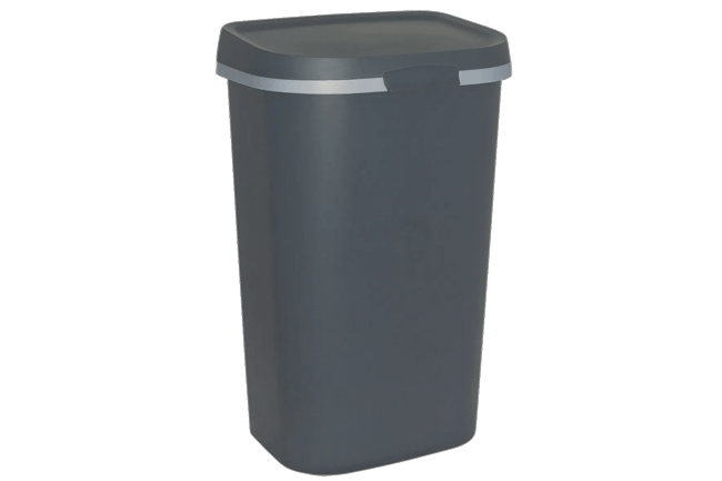 Mistral Flat Afvalbak 50L - Antraciet