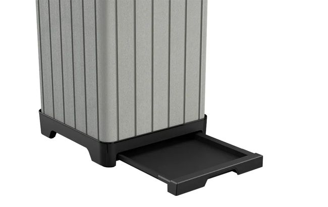 Rockford Grey Outdoor Trash Can - Keter US