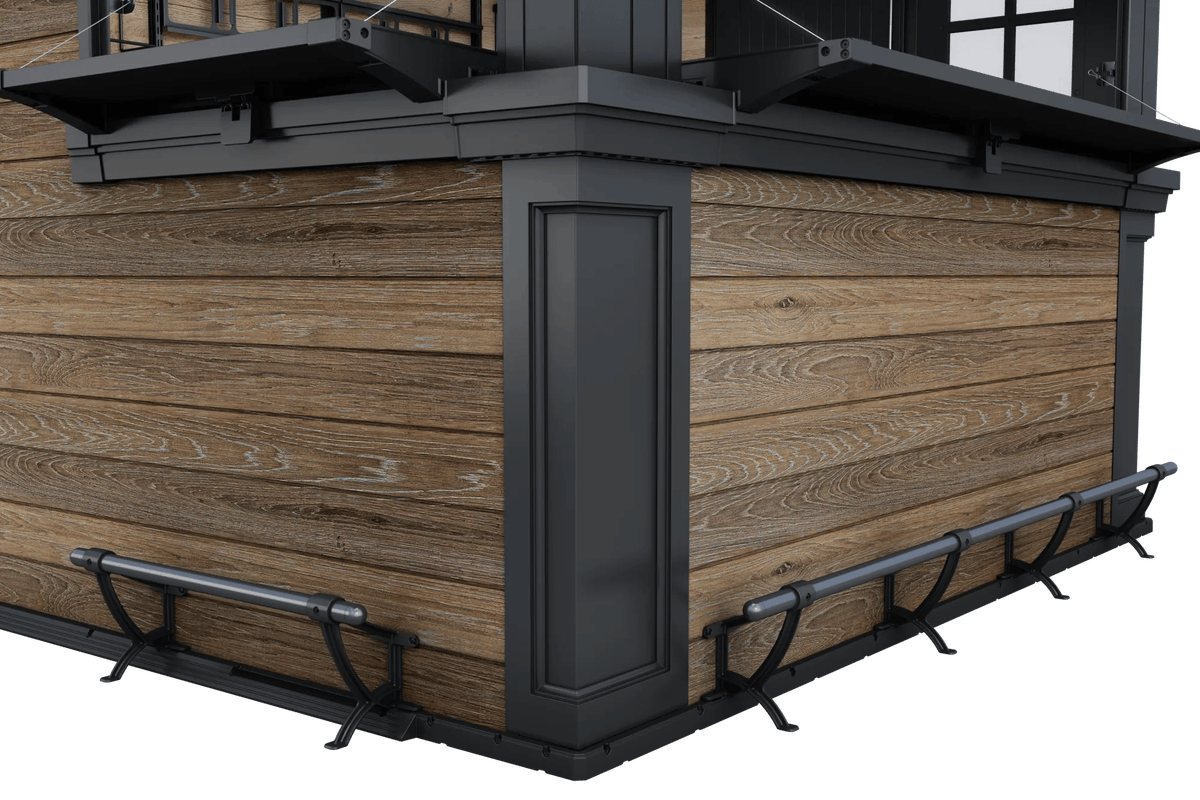 Signature Outdoor Garden Bar - Walnut Brown