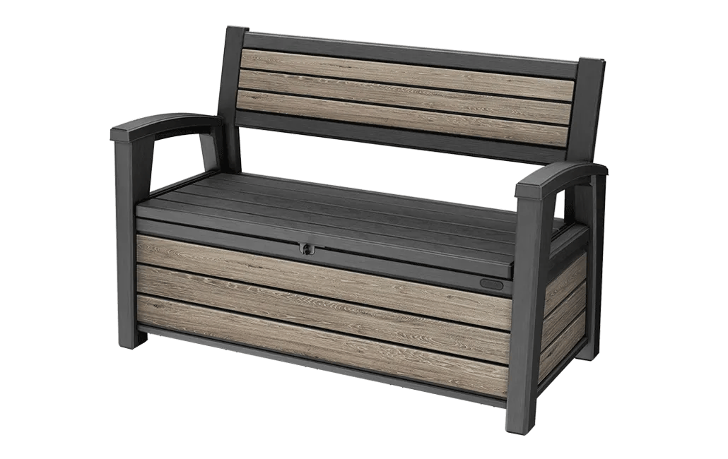 Signature 227L Storage Bench - Ashwood Brown