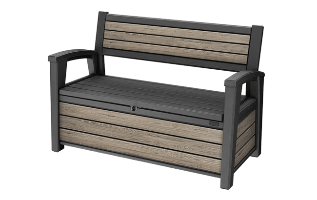 Signature 227L Storage Bench - Ashwood Brown