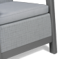 Conjunto de exterior de 4 plazas Scandi con mesa de almacenamiento - 