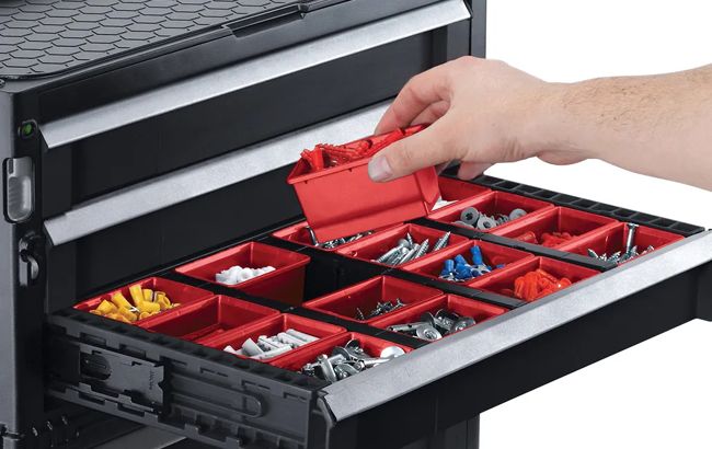 Servante d'atelier 7 tiroirs - Noir