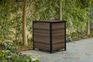 Hide Away 96 Gallon Single Trash Can Shed - Brown - Keter US