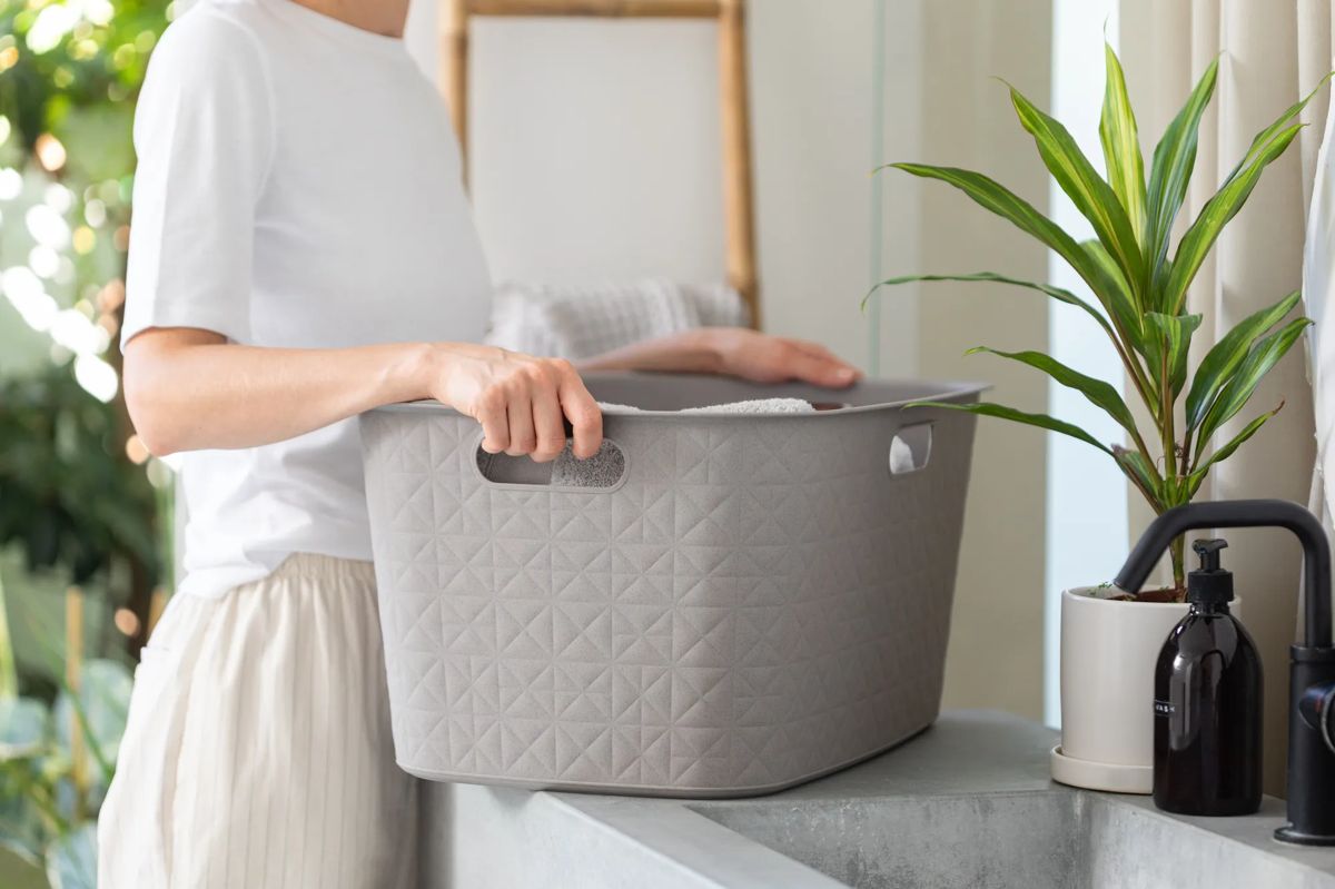 Softex Wasmand 45L - Taupe
