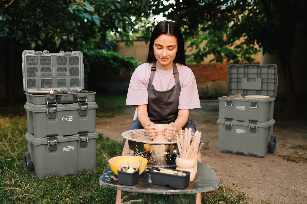 Stack & Roll System Tool Box Storage - Keter US