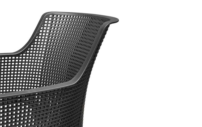 Fauteuil Elisa - Lot de 4 - Anthracite