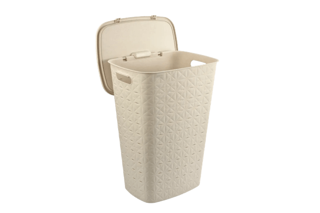 סל כביסה סופטקס 56 ליטר - קרם