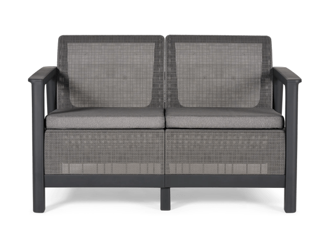 Scandi Linea 2-zits Loungebank  - Lichtgrijs