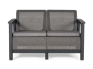 Scandi Linea 2-zits Loungebank  - Lichtgrijs