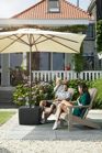 Troy Adirondack Tuinstoel - 81x80x96,5cm - Taupe