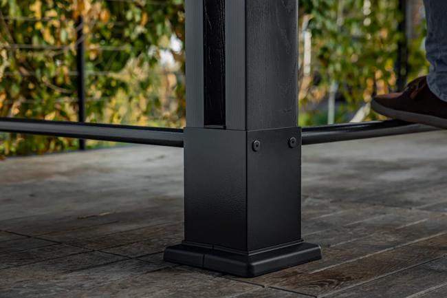 גריל גזיבו - דמוי עץ גוון חום אגוז thumbnail