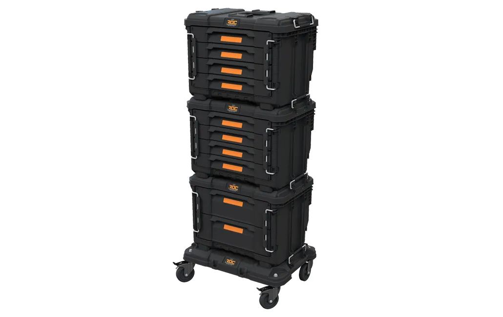 עגלת כלים ניידת מקצועית + 10 מגירות ROC