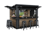 Signature Outdoor Garden Bar - Walnut Brown