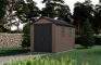 Caseta de exterior Newton Plus 7511 - 230x350x246 cm y 7,2m2 - Marrón