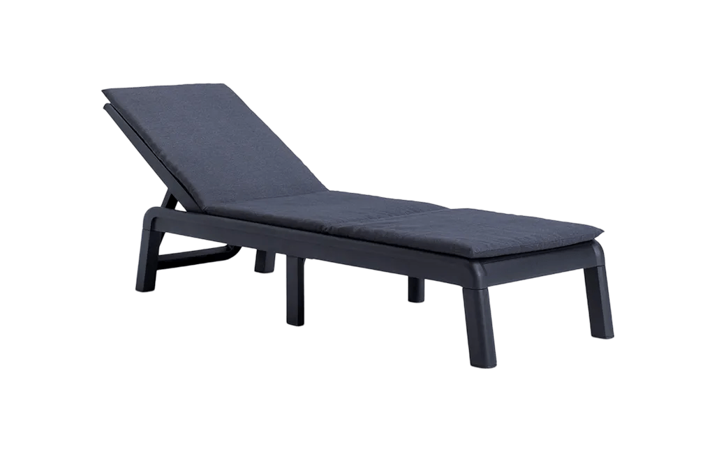Chaise longue Formentera - Anthracite