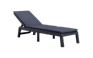 Chaise longue Formentera - Anthracite