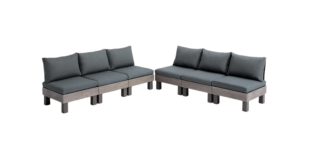 Keter Elements 2x 3-zits Loungebank  -