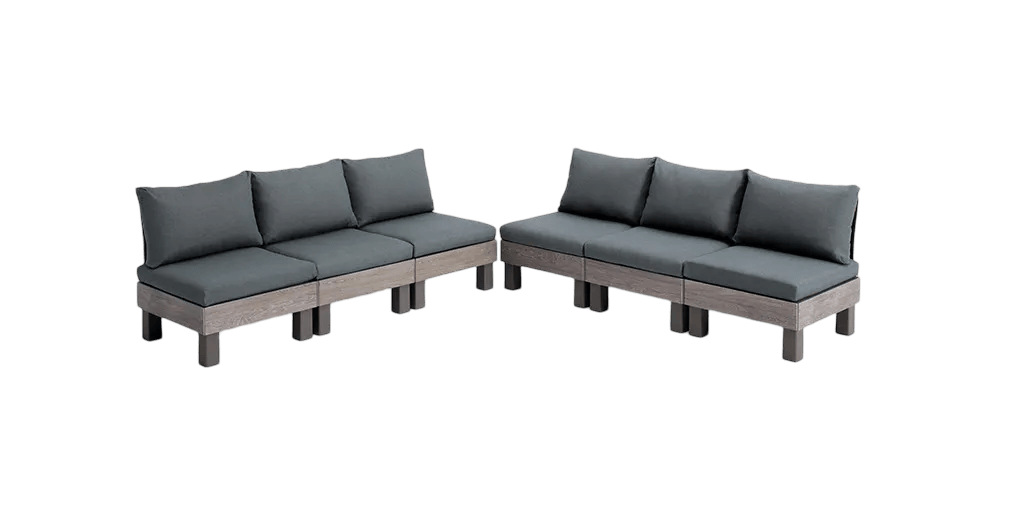 Keter Elements 2x 3-zits Loungebank  -