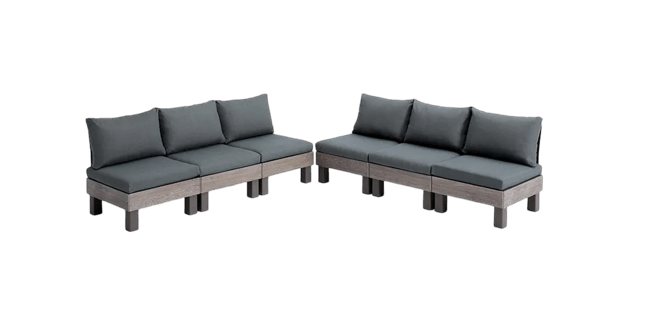 Keter Elements 2x 3-zits Loungebank  -