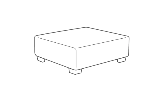 Salta Square Rattan Outdoor End Table - Graphite - Keter US