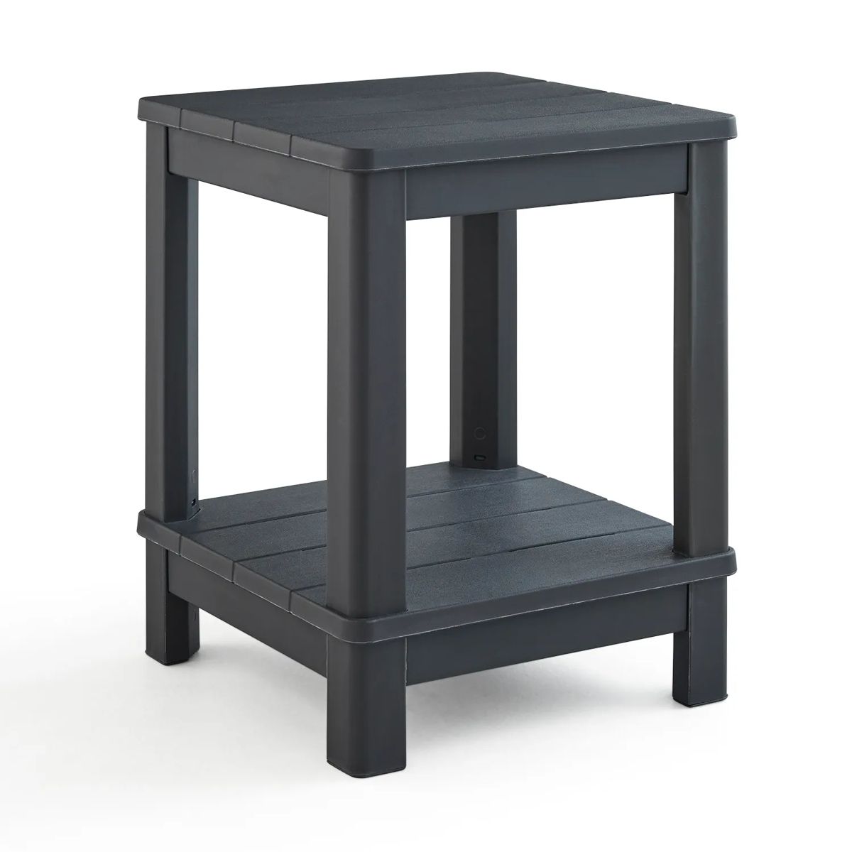 Troy Deluxe Bijzettafel - 40,5x40,5cm - Antraciet