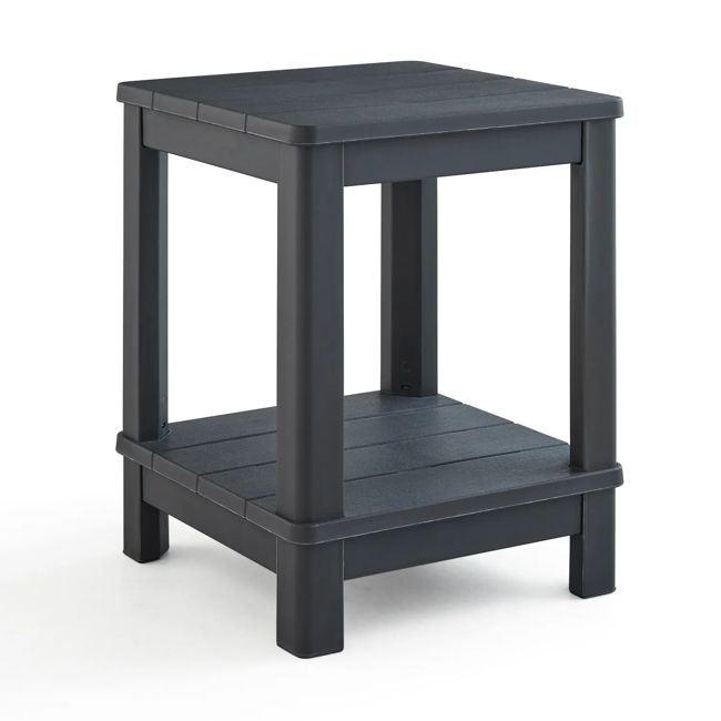 Deluxe Graphite Outdoor Adirondack Side Table - Keter US