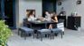 Santiago 8 Seater Dining Set - Grey