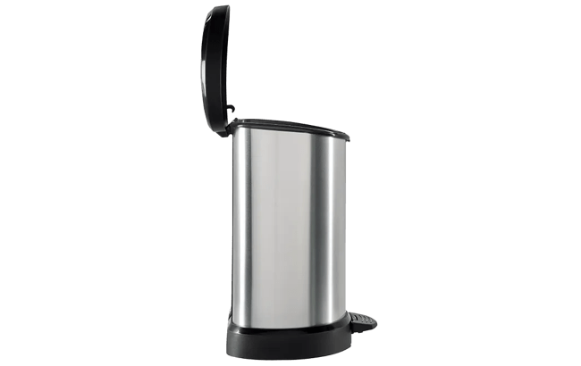 פח אשפה דקו עם פדל 15 ליטר - שחור thumbnail