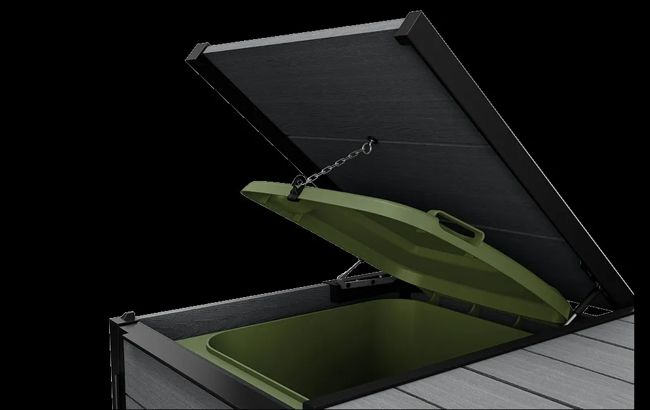 Hide Away 2 x 96 Gal. Trash Can Storage Shed - Keter US