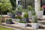 Cotswold Tall Square Planter 33cm Set of 2 - Limestone Grey