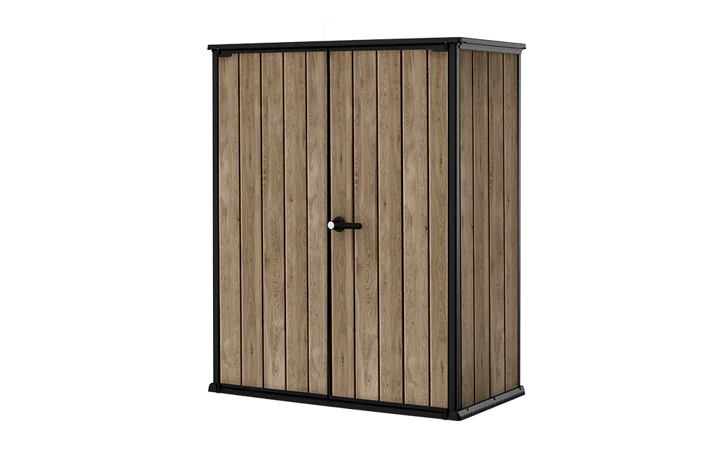 Signature 1400L High Store Storage Cabinet - Ashwood Brown