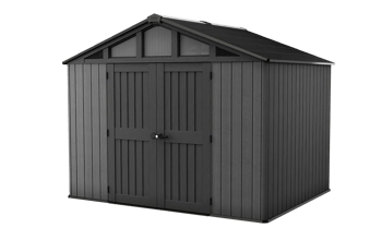 Stronghold 10x8 Shed - Grey - Large Sheds
