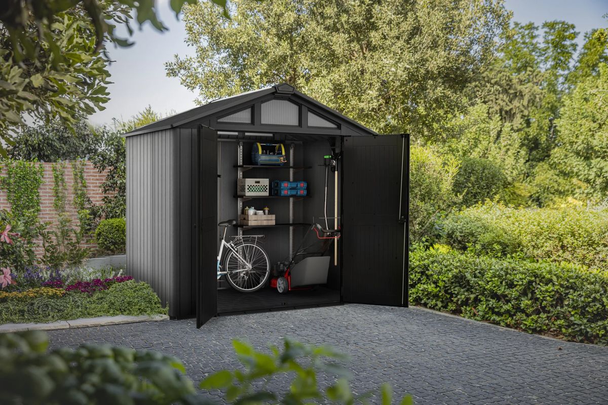 Stronghold 8x6 Tuinhuis - Grijs