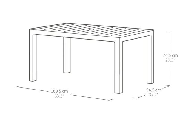 שולחן מלודי - קפוצ'ינו