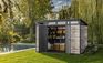 Signature Coastal Grey Large Storage Shed - 11x7 Shed - Keter US