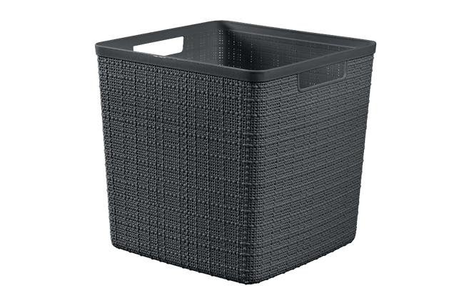 סלסלה יוטה 1906 עמוקה 17 ליטר - אפור thumbnail