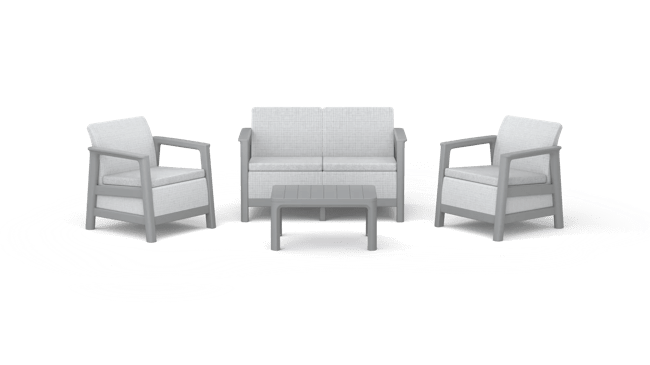 Scandi Linea Loungestoel - 2 stuks -