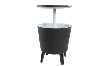 Coolbar Partytisch – 49,5 × 49,5 × 57 cm - Weiss - Lifestyle & Garage