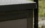 Coffre de jardin Cortina 570L - Gris Aspect Bois