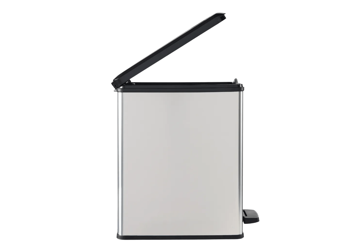 Decobin Slim Prullenbak 25L - Zilver